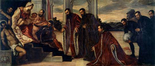 Jacopo Tintoretto, La Virgen de los Tesoreros