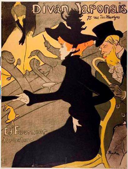 Henri de Toulouse-Lautrec  - Divan Japonais