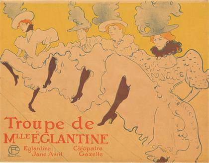 Toulouse-Lautrec - La Troupe de Mademoiselle Eglantine