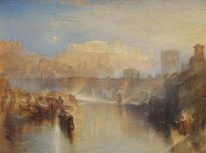 Turner - Roma Antigua; Agripina desembarcando con las cenizas de Germánico