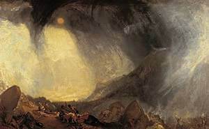 J.M.W Turner: "Snow storm: Hannibal and his army crossing the Alps" 