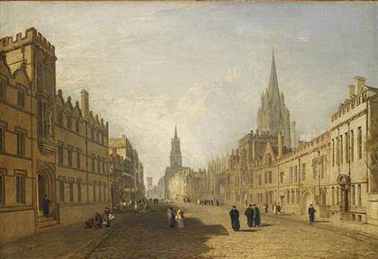 Joseph Mallord William Turner - The High Street, Oxford