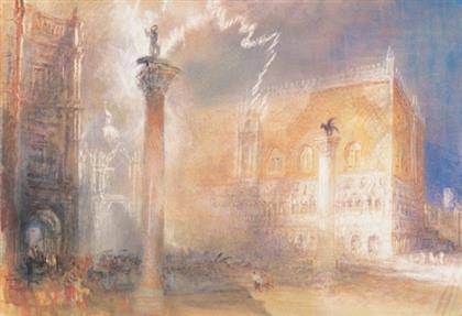 J.M.W. Turner - La Piazzetta, Venecia