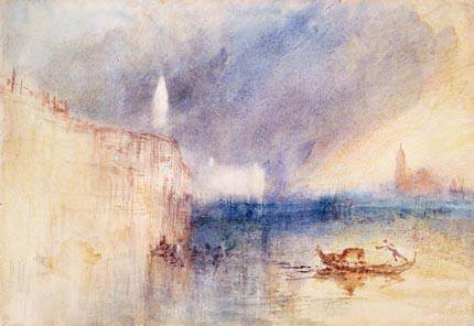 J.M.W. Turner - Storm at the Mount of the Grand Canal, Venice