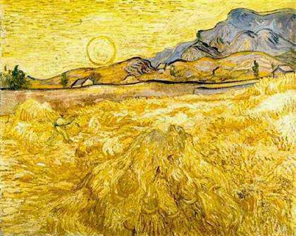 Vincent van Gogh: Campo de trigo después de una tormenta