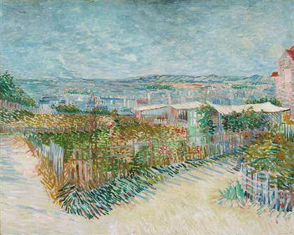 Vincent van Gogh - Derrière le Moulin de la Galette