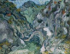 Vincent van Gogh: "Garganta de Les Peiroulets"