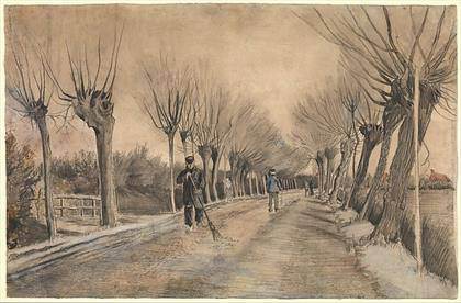 Vincent van Gogh - Camino en Etten