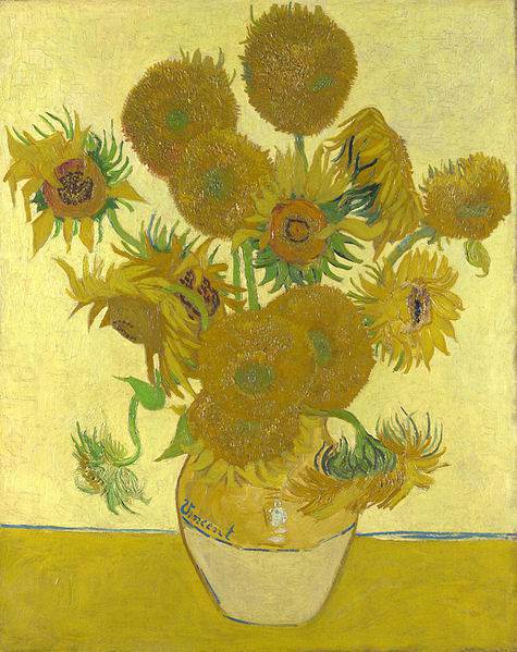 Vincent van Gogh. Girasoles, 1888