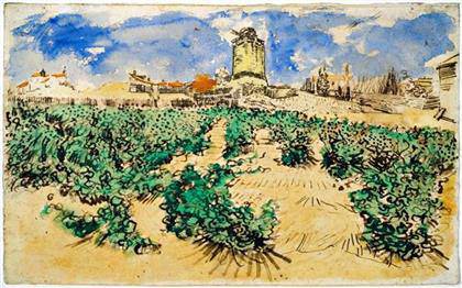 Vincent van Gogh - Le Moulin d'Alphonse Daudet à Fontvieille