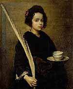 Diego de Velázquez: "Santa Rufina" 