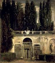 "Vista del jardín de Villa Médicis", de Diego de Velázquez 
