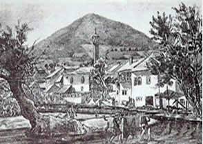 The pyramidal hill of Visoko