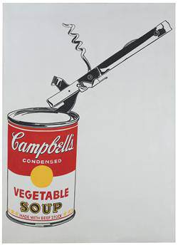 Andy Warhol - Big Campbell's Soup Can with Can Opener (Vegetable)