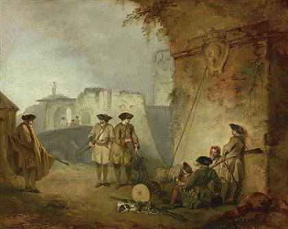 Watteau - The Portal of Valenciennes