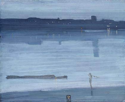 Whistler - Nocturno: Azul y plata