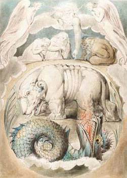 William Blake, Behemoth and Leviathan,