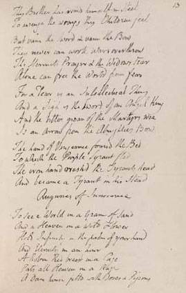 William Blake, The Pickering Manuscript