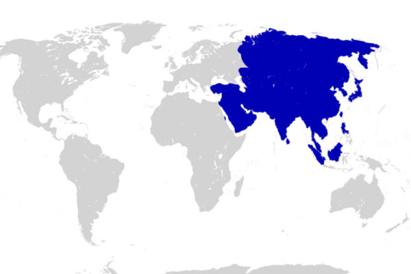 world map - asia
