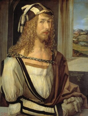Albrecht Durer - Self Portrait - Museo del Prado - 1498