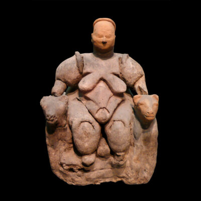 Anatolian - Seated Woman of Catalhoyuk - photo by Nevit Dilmen