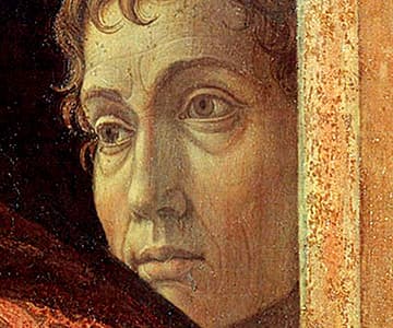 Andrea Mantegna - detail possible self-portrait