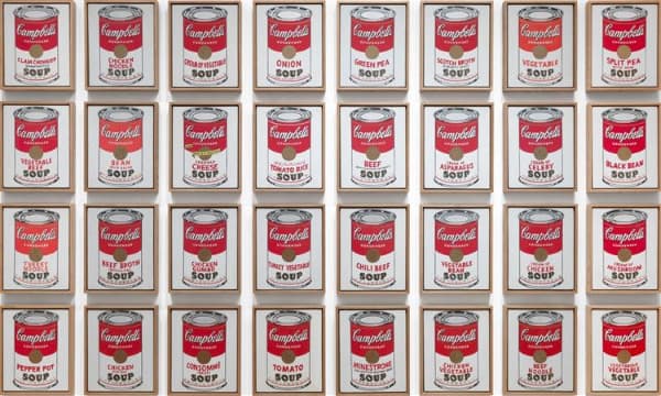 Andy Warhol - Campbells soup cans - 1962 - MoMA - 600px