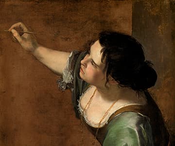 Artemisia Gentileschi - Self-portrait as the Allegory of Painting La Pittura - 1593-1653