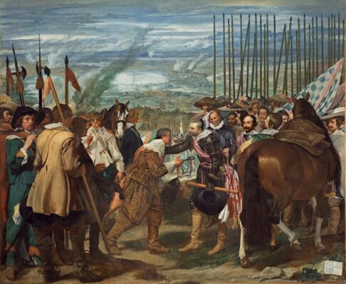 Diego Velazquez - La rendicion de Breda o Las Lanzas - 1634-35 - Museo del Prado