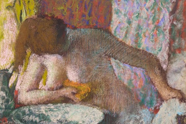 Edgar Degas - Femme a sa toilette - zoom