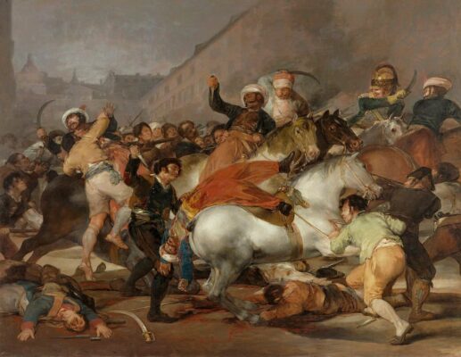 Francisco de Goya - El dos de mayo de 1808 en Madrid - 1814