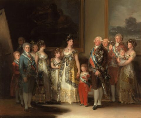 Francisco de Goya - La familia de Carlos IV - 1800