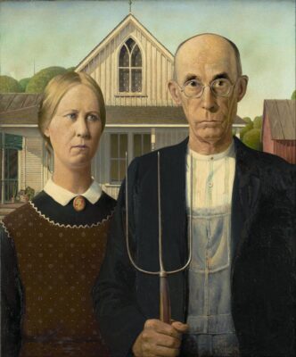 Grant Wood - American Gothic - 1930