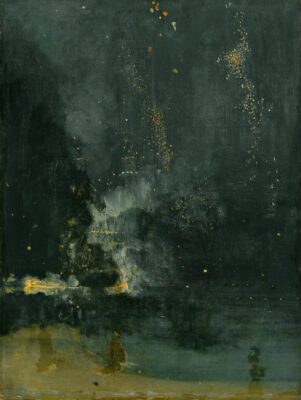 James McNeill Whistler - Nocturne in black and gold - 1875