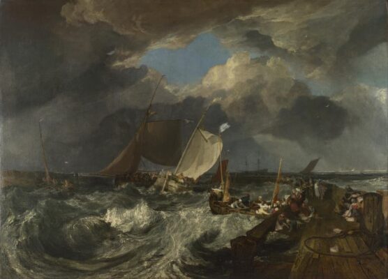Joseph Mallord William Turner - Calais pier An English packet boat-arriving - 1803