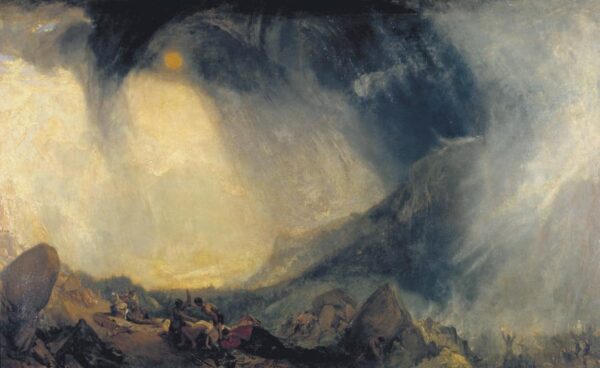 Joseph Mallord William Turner - Snowstorm Hannibal crossing the Alps - 1810-12