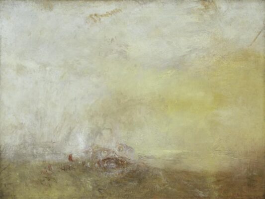 Joseph Mallord William Turner - Sunrise with sea monsters - 1845