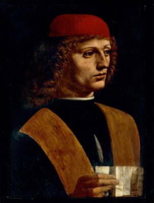 Leonardo da Vinci - Portrait of a Musician - 1483-87