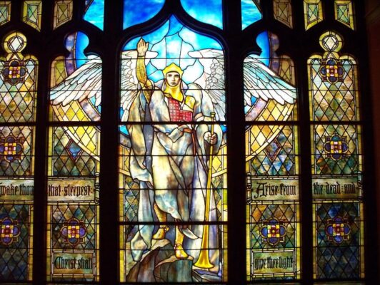 Louis Comfort Tiffany - Angel of the Resurrection - 1904