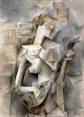 Pablo Picasso - Girl with a Mandolin Fanny Tellier - 1910 - Museum of Modern Art