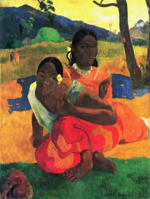 Paul Gauguin - Nafea Faa Ipoipo - 1892 - Oil on canvas - 101 x 77 cm - Private collection