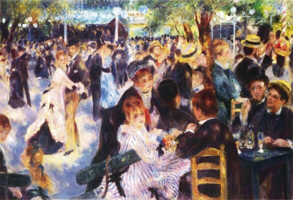 Pierre Auguste Renoir - Dance at Le Moulin de la Galette - ex Whitney collection