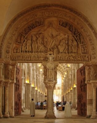 Romanesque - Vezelay Abbey Central Tympan