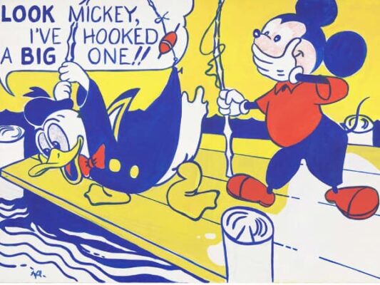 Roy Lichtenstein - Look Mickey - 1961 - 600px