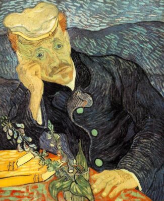 Vincent Van Gogh - Portrait of Dr. Gachet - 1890 - 68 x 57 cm