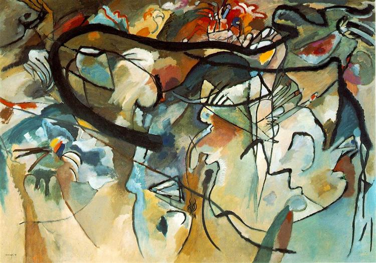 The Blue Circle - An Expressive Composition by Wassily Kandinsky [Large  Format] - Grand tableau xxl