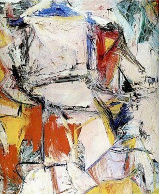 Willem de Kooning - Interchange - 1955 - Oil on canvas - 200.7 x 175.3 cm