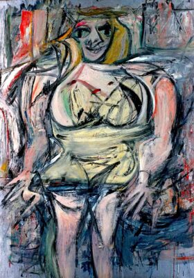 Willem de Kooning - Woman III - 1953 - Oil on canvas - 172.7 x 123.2 cm Private collection of Steven A Cohen