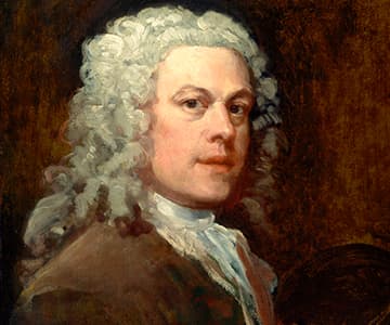 William Hogarth - Self-Portrait - 1697-1764