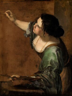 Artemisia Gentileschi - Self-portrait as the Allegory of Painting La Pittura - 1638-39